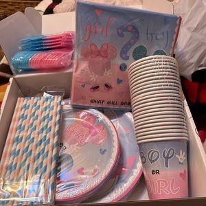 Baby Mickey and Minnie Mouse baby shower